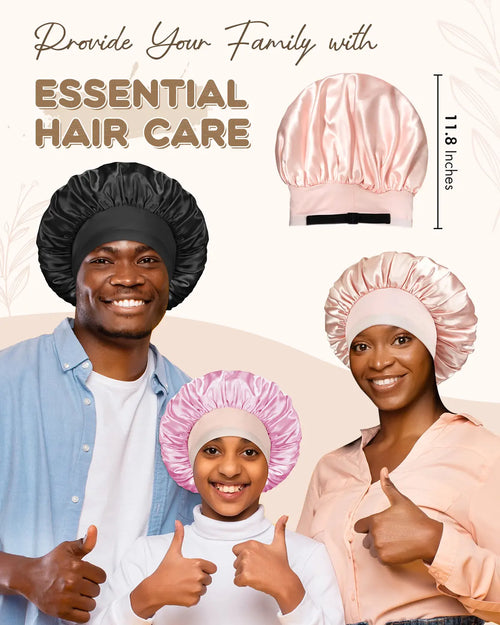 BONNET QUEEN Adjustable Silk Bonnet | Reversible Double-Layered Sleep Cap