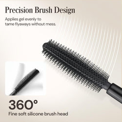 BONNET QUEEN Hair Finishing Stick for Flyaways & Baby Hairs, Non-Greasy Hair Mascara Wand, Slick Back Stick for Buns, Ponytails & Edges, Non-Sticky Flyaway Hair Tamer & Frizz Control Styling Gel, 25ml