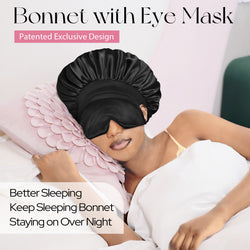 woman-wearing-satin-sleep-bonnet-with-matching-eye-mask